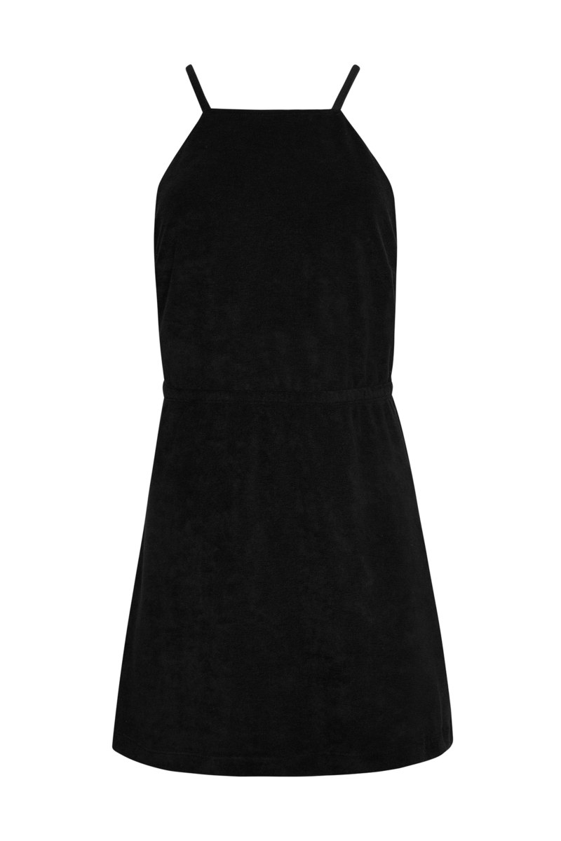 TERRY ΜΙΝΙ DRESS WITH STRAPPY CROSSED BACK-24814088-110