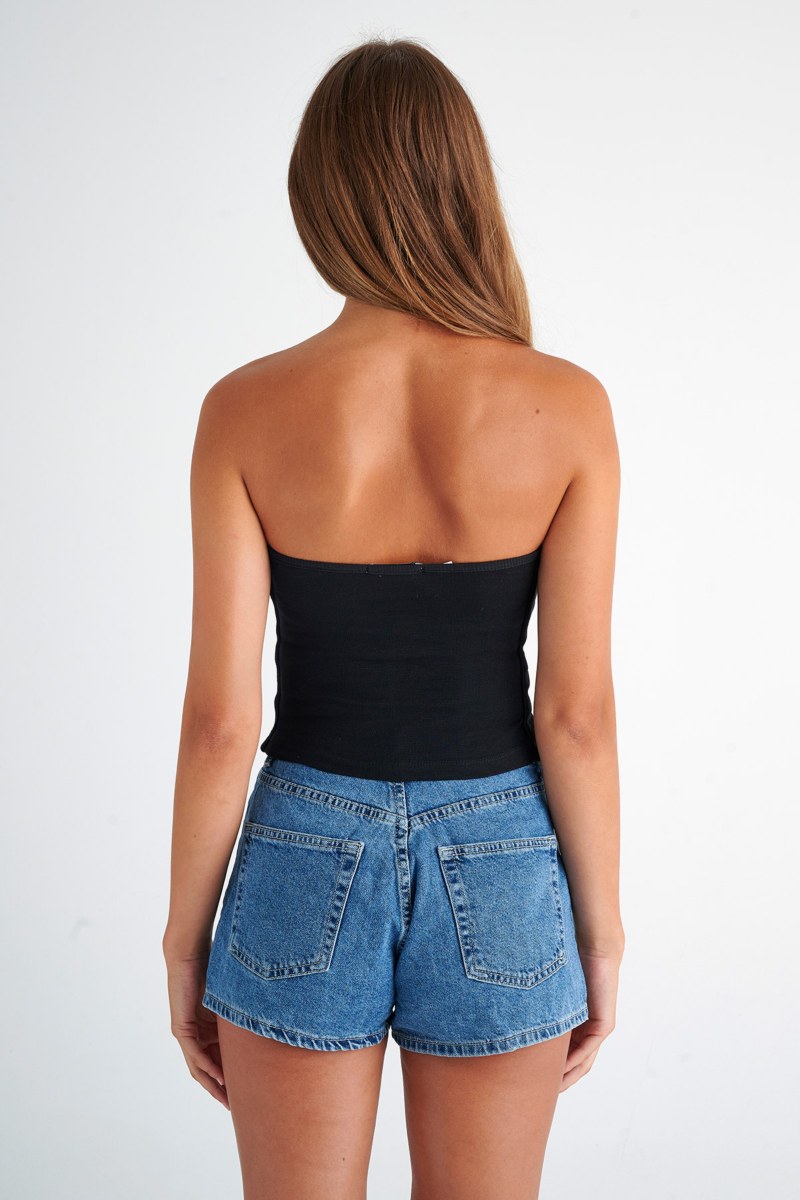 CORSET-INSPIRED CROPPED RIBBED TOP-24818076-110