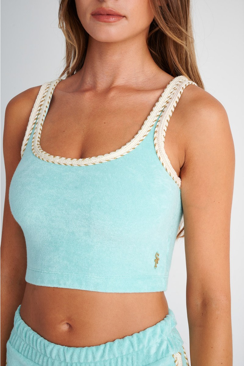 TERRY CROP TOP WITH CROCHET DETAILS-24818093-421