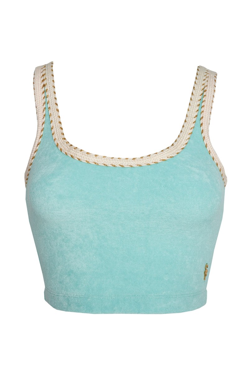 TERRY CROP TOP WITH CROCHET DETAILS-24818093-421