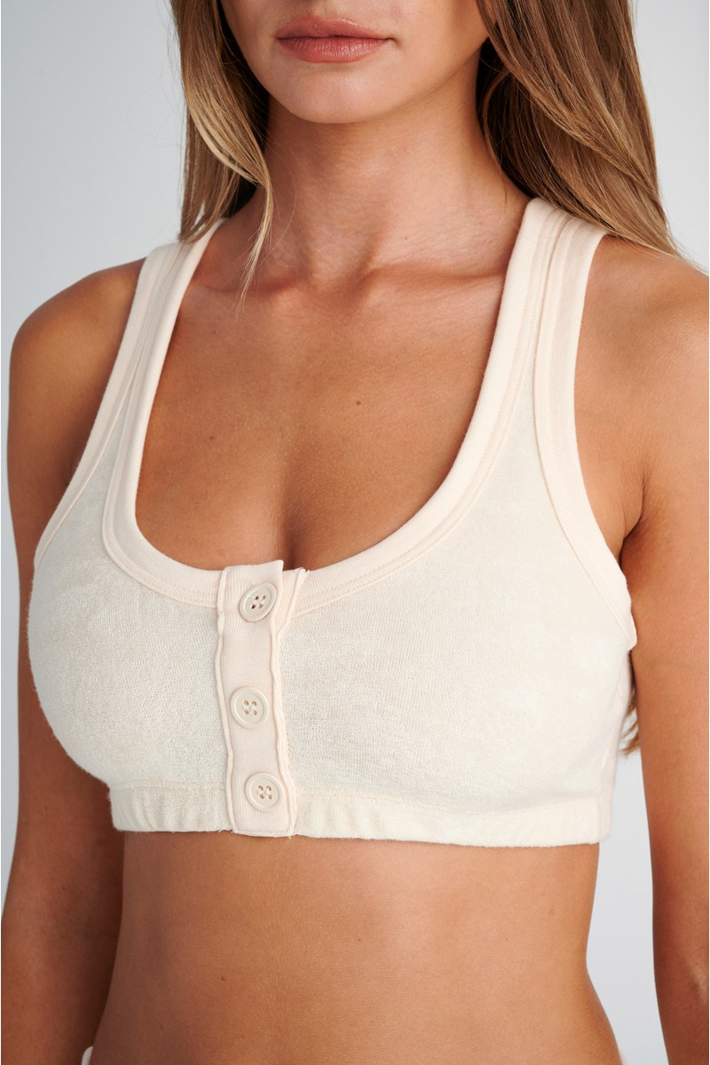 BUTTONED TERRY CROP TOP-24818095-108