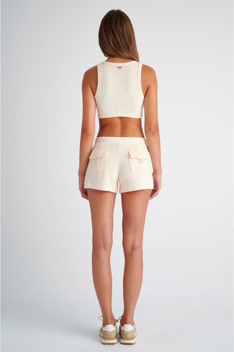 BUTTONED TERRY CROP TOP-24818095-108