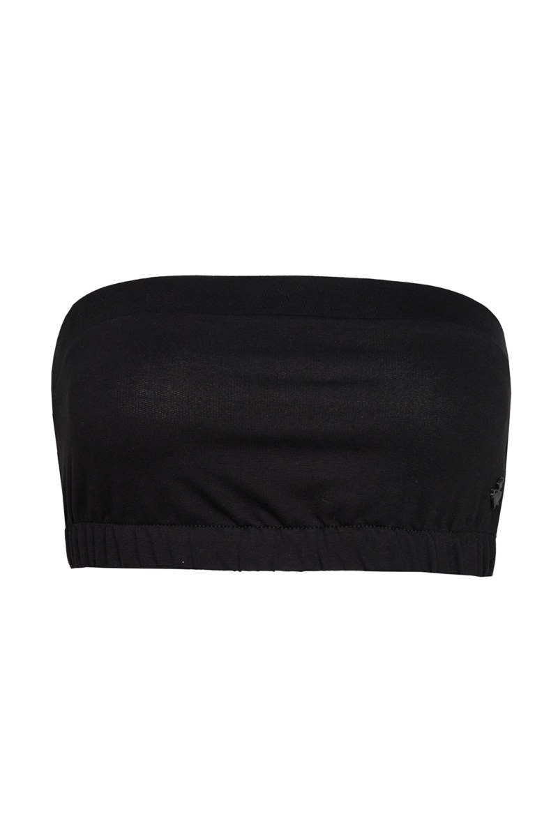 COTTON STRAPLESS CROP TOP-24818115-110