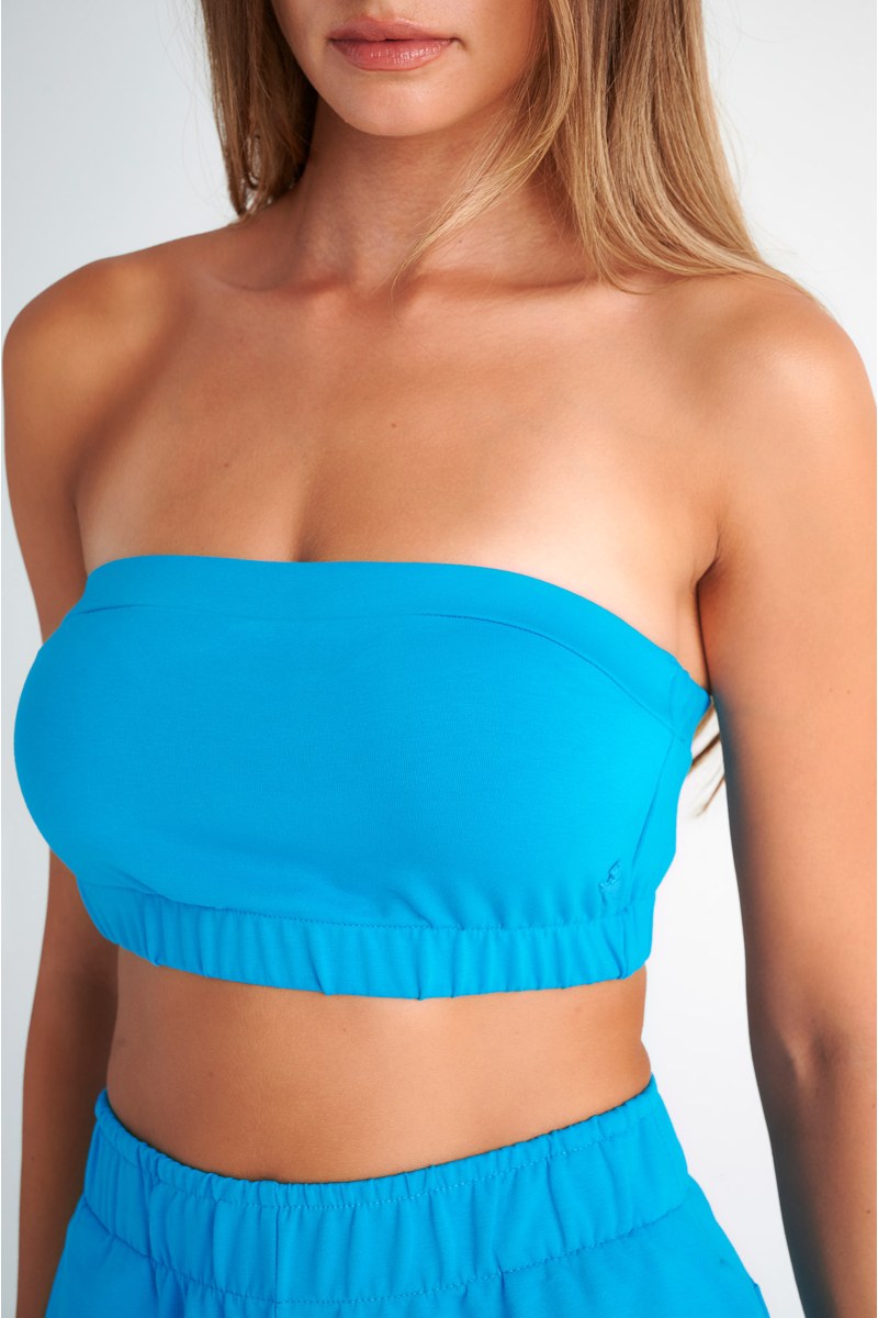 COTTON STRAPLESS CROP TOP-24818115-411