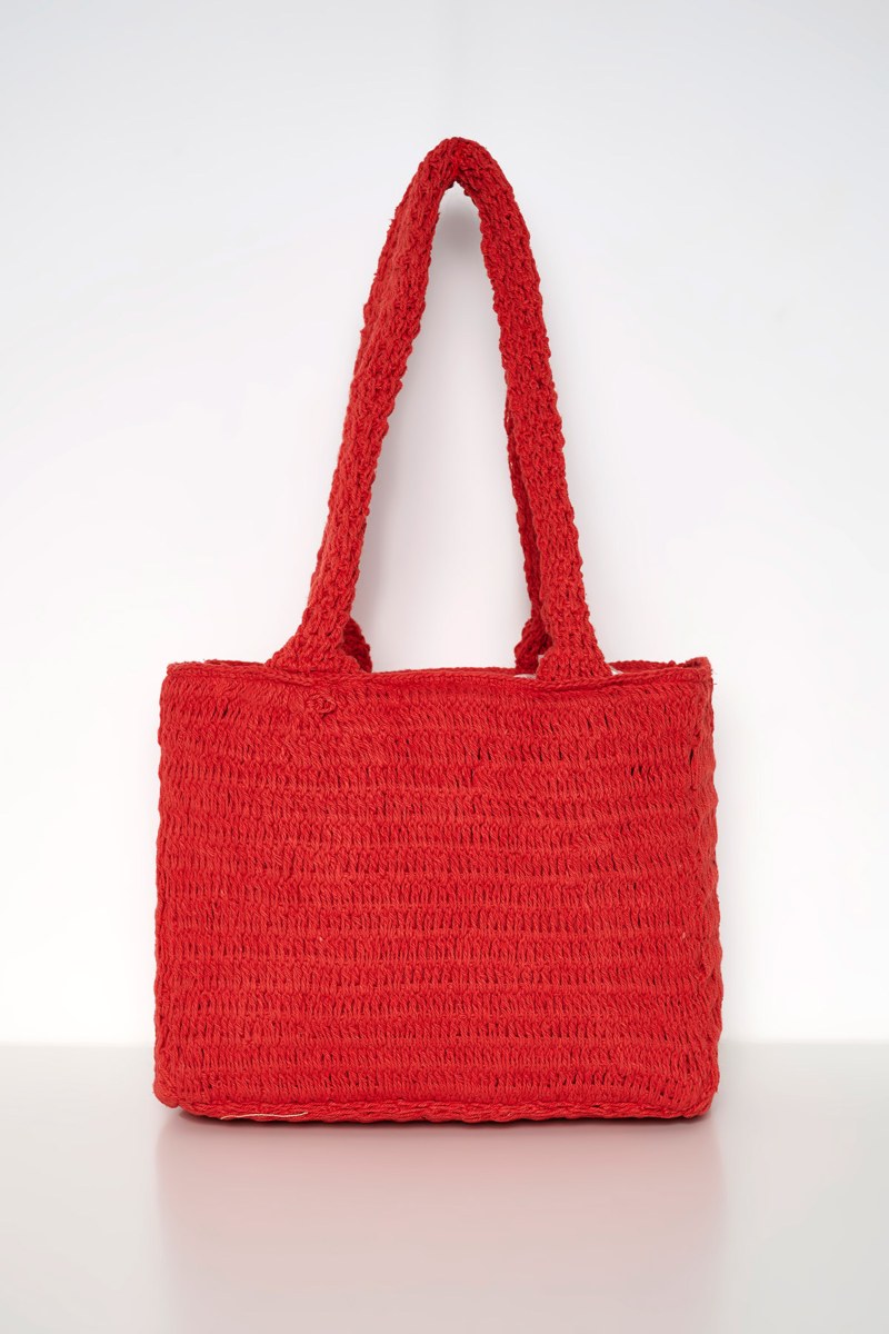 MONOCHROME CROCHET TOTE BAG-24819042-623