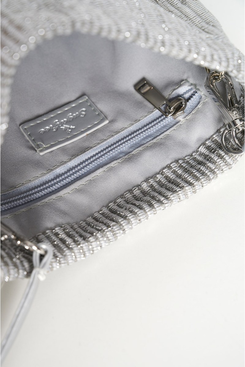 SHOULDER MINI BUCKET BAG WITH METALLIC DETAILS-24819065-203