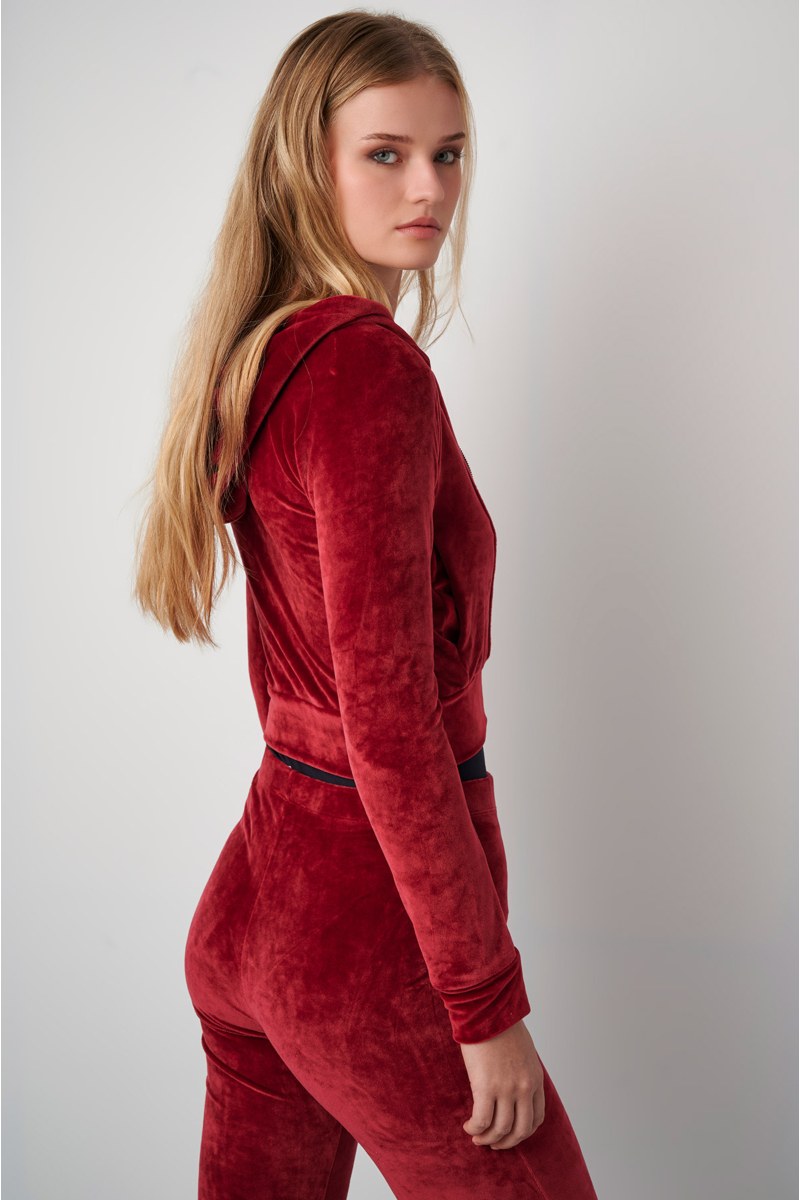 HIGH WAISTED SUPER SOFT VELOUR PANTS IN STRAIGHT LEG-24831082-634