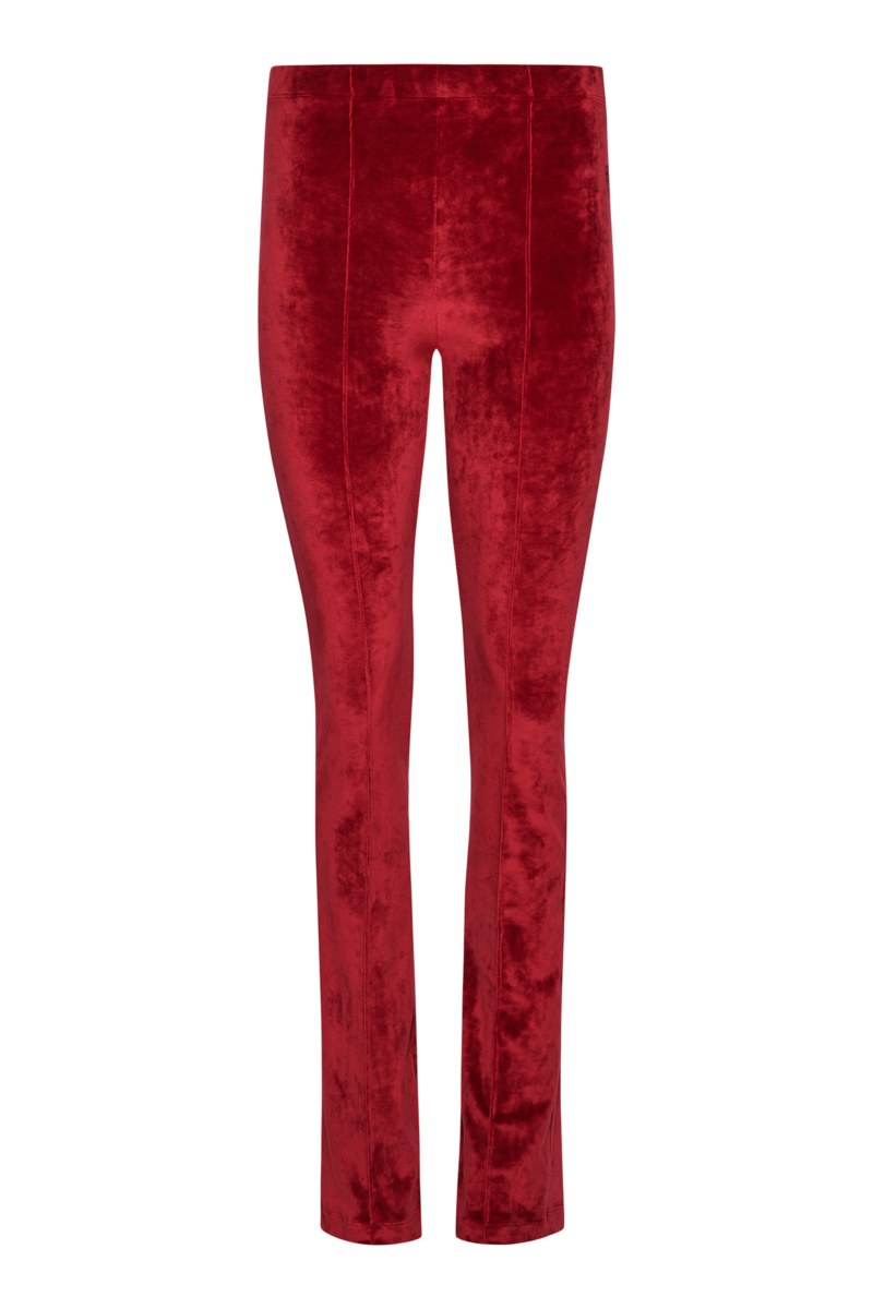 HIGH WAISTED SUPER SOFT VELOUR PANTS IN STRAIGHT LEG-24831082-634