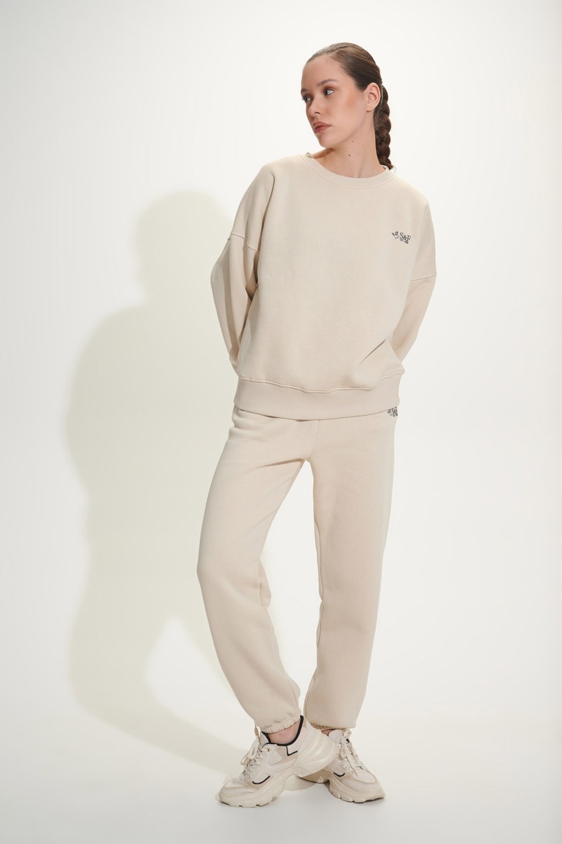 HIGH WAISTED COTTON CUFFED PANTS-24831250-103