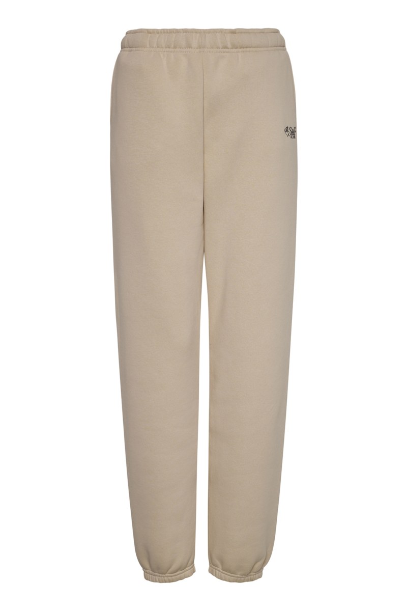 HIGH WAISTED COTTON CUFFED PANTS-24831250-103