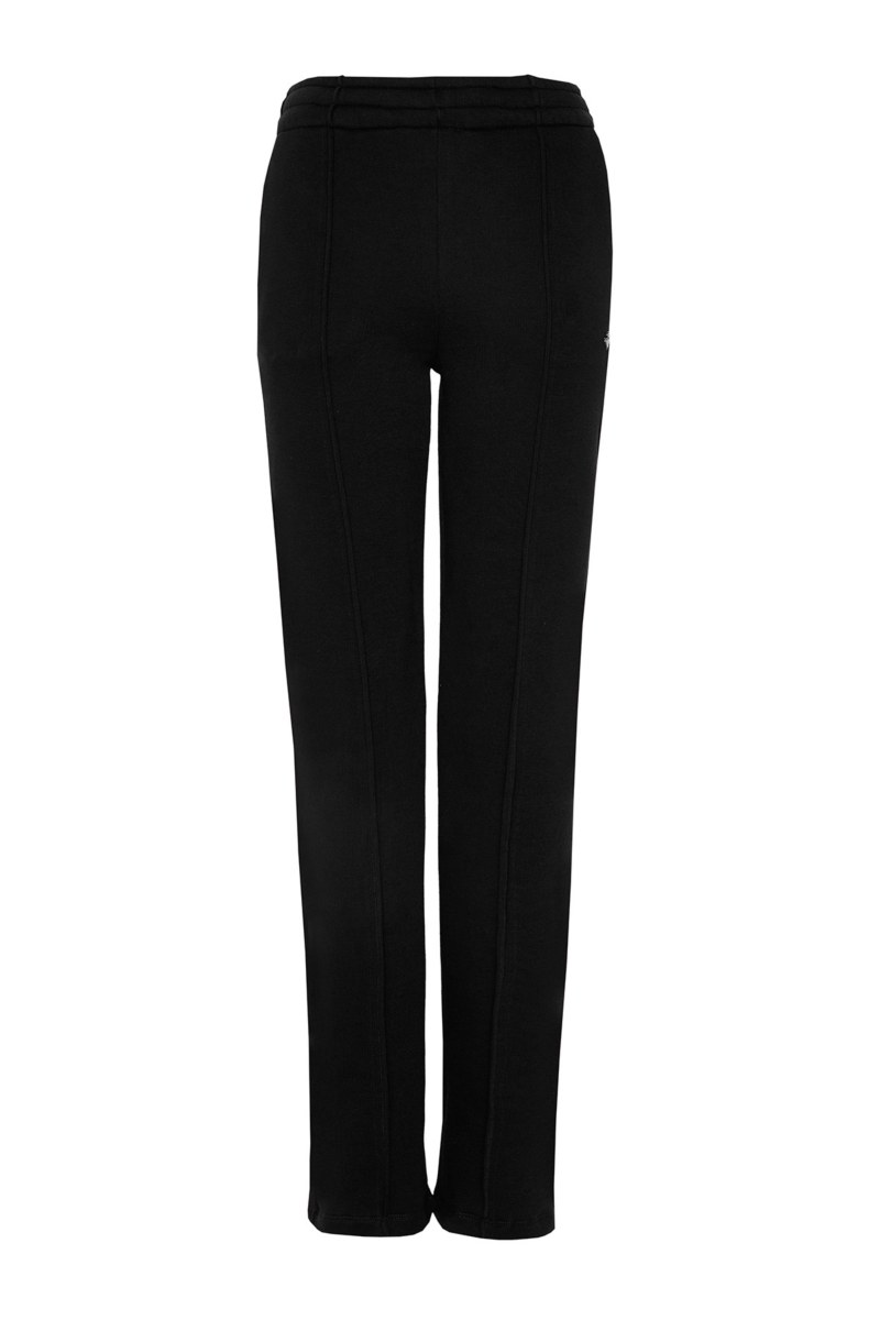 HIGH WAISTED COTTON PANTS WITH OUTER SEAM-24831275-110