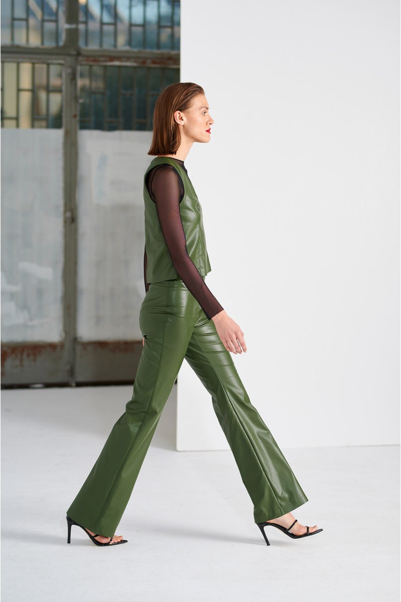 FAUX LEATHER HIGH WAISTED PANTS-24831277-521