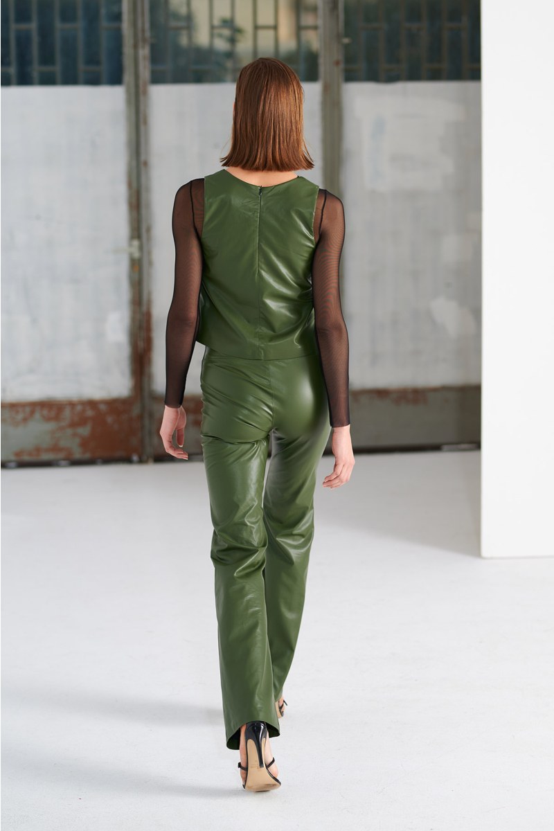 FAUX LEATHER HIGH WAISTED PANTS-24831277-521