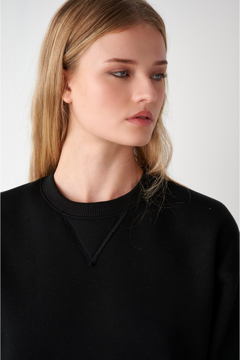 ΒΑΜΒΑΚΕΡΗ OVERSIZED ΦΟΥΤΕΡ ΜΠΛΟΥΖΑ ME ΦΛΙΣ ΕΠΕΝΔΥΣΗ-24832120-110