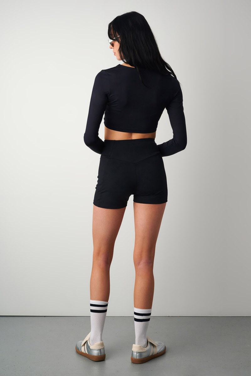 MONOCHROME TWISTED CROP TOP-24832224-110