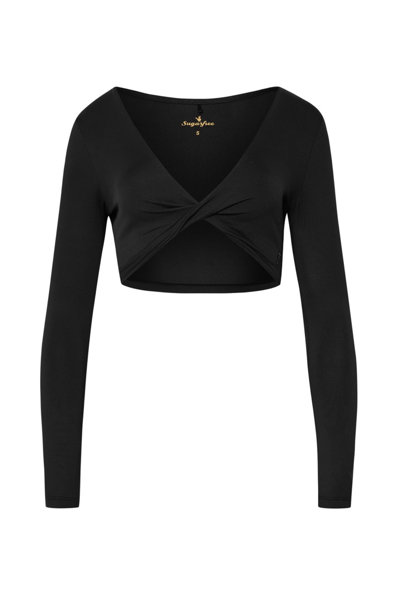 MONOCHROME TWISTED CROP TOP-24832224-110