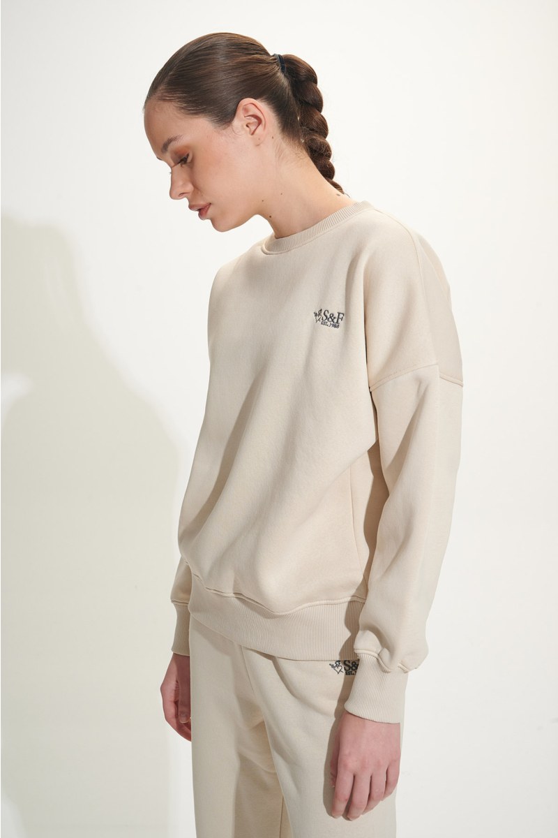 PRINTED COTTON OVERSIZED SWEATSHIRT-24832250-103