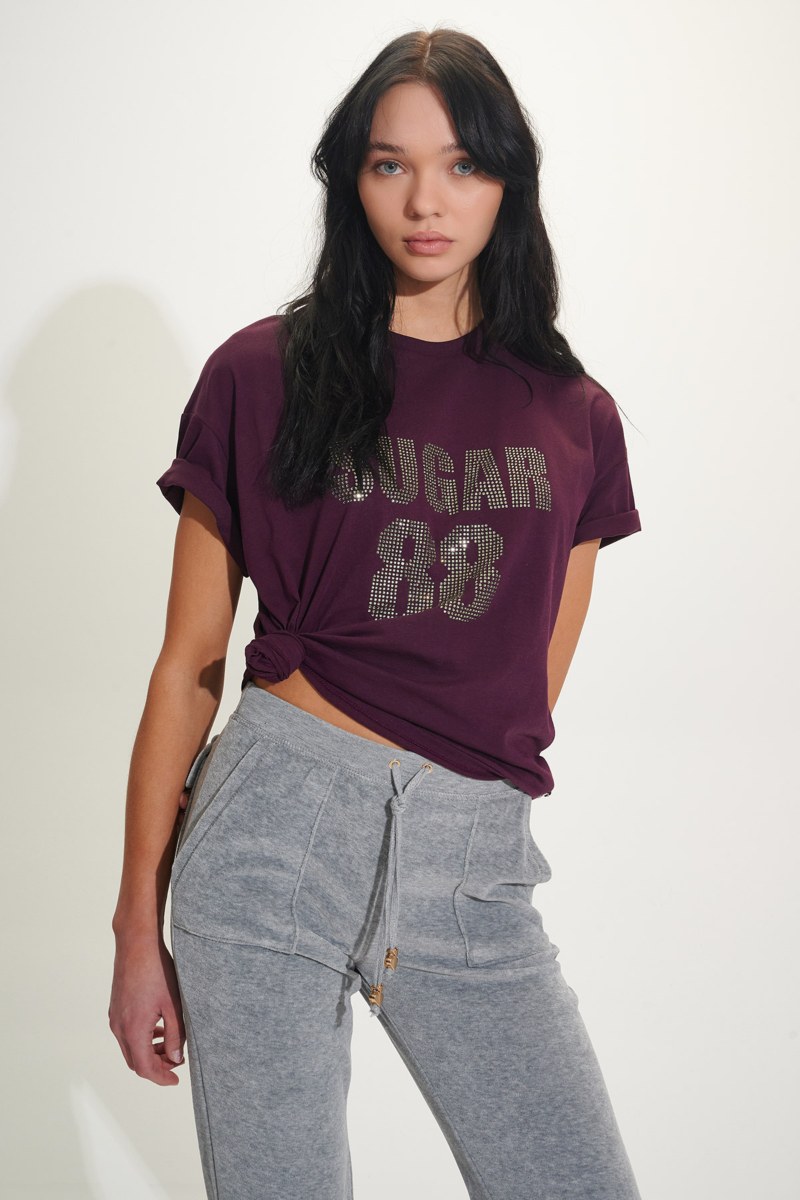 ORGANIC COTTON STRASS EMBELLISHED T-SHIRT-24832256-635