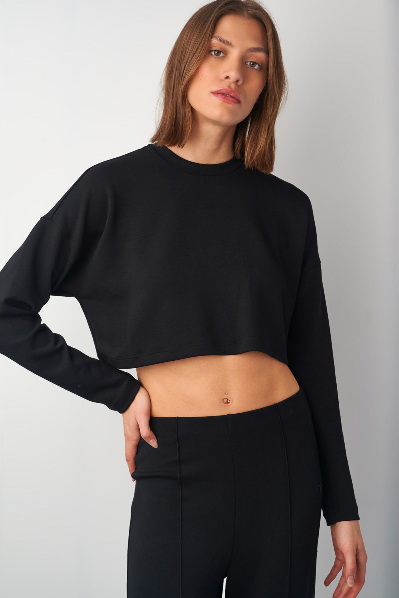 SOFT LIGHT TOUCH CROPPED TOP IN LOOSE FIT-24832283-110