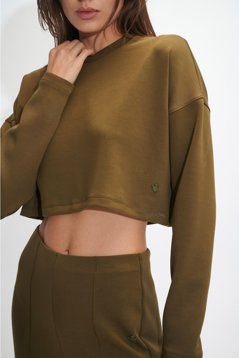 SOFT LIGHT TOUCH CROPPED TOP IN LOOSE FIT-24832283-521