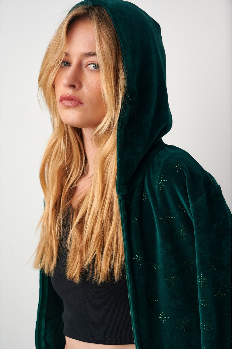 EMBELLISHED VELOUR JACKET-24833029-404