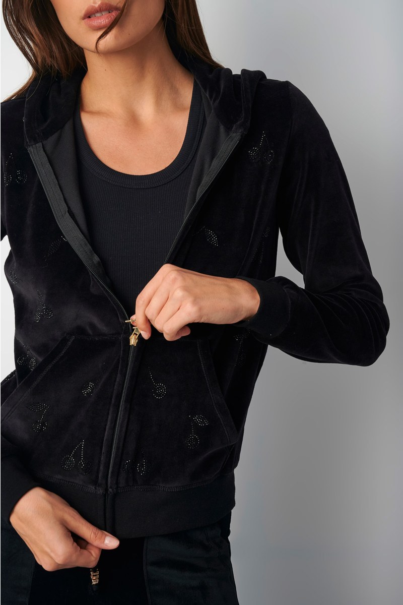 EMBELLISHED VELOUR JACKET-24833031-110