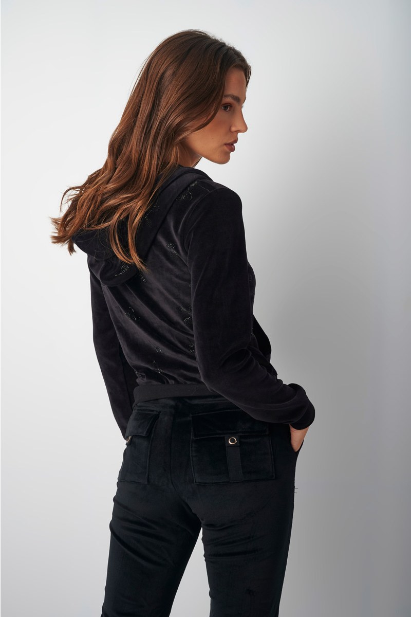 EMBELLISHED VELOUR JACKET-24833031-110