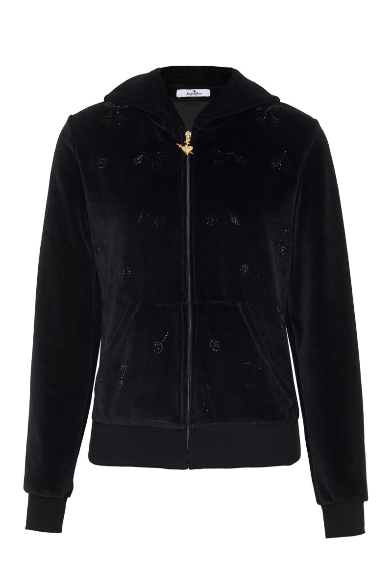 EMBELLISHED VELOUR JACKET-24833031-110