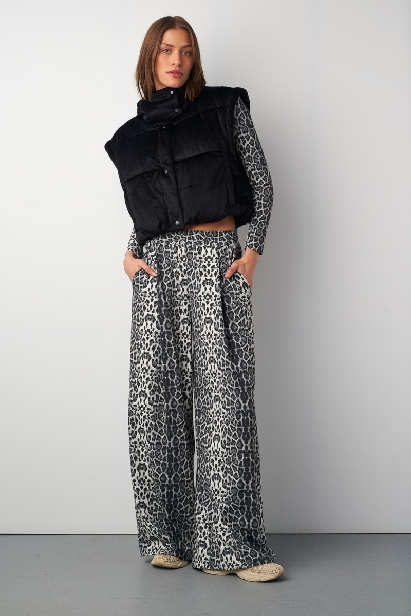 HOODED VELOUR QUILTED PUFFER JACKET WITH DETACHABLE SLEEVES-24833061-110