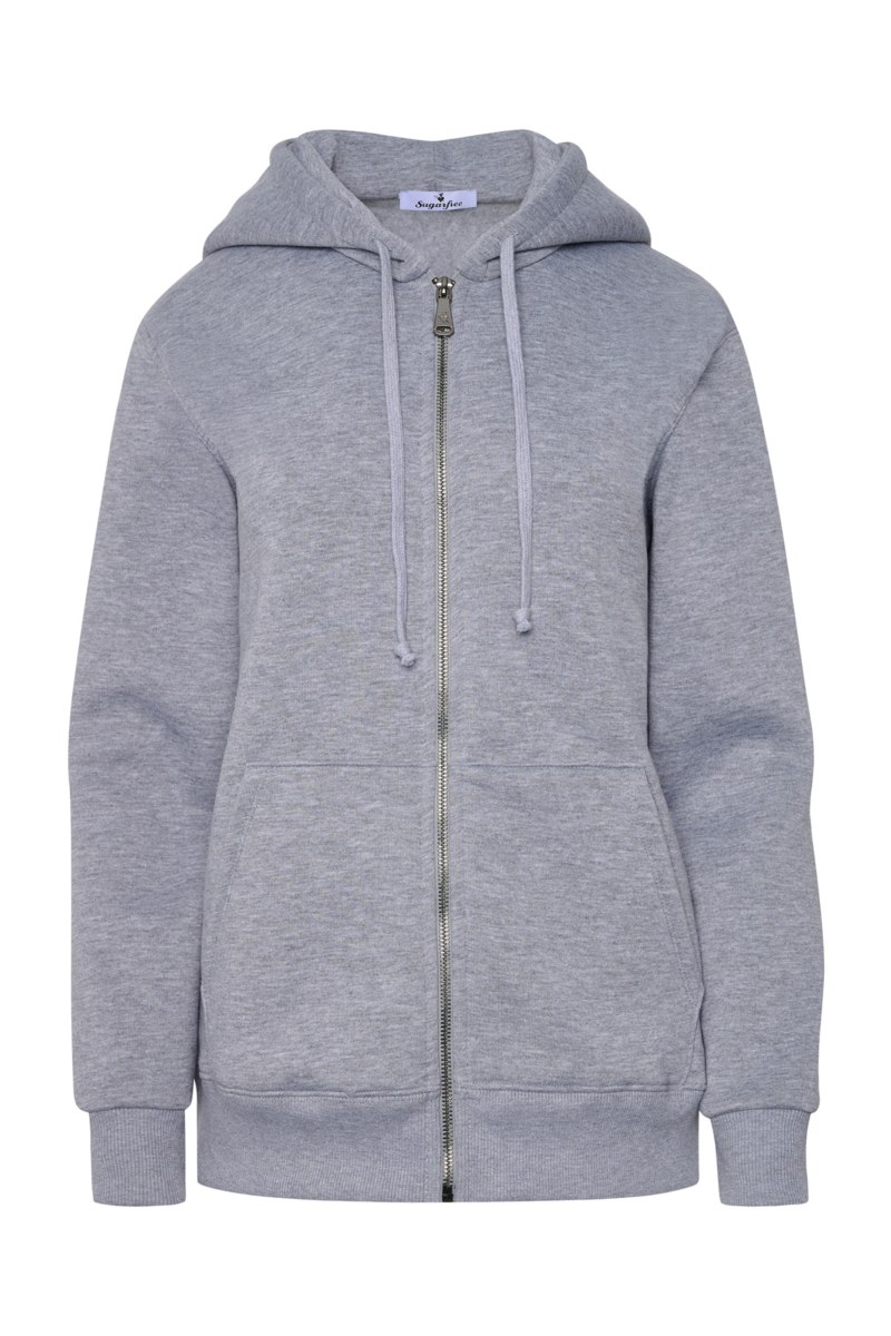 BASIC COTTON HOODED JACKET WITH INNER SOFT FLEECE FABRIC-24833070-211