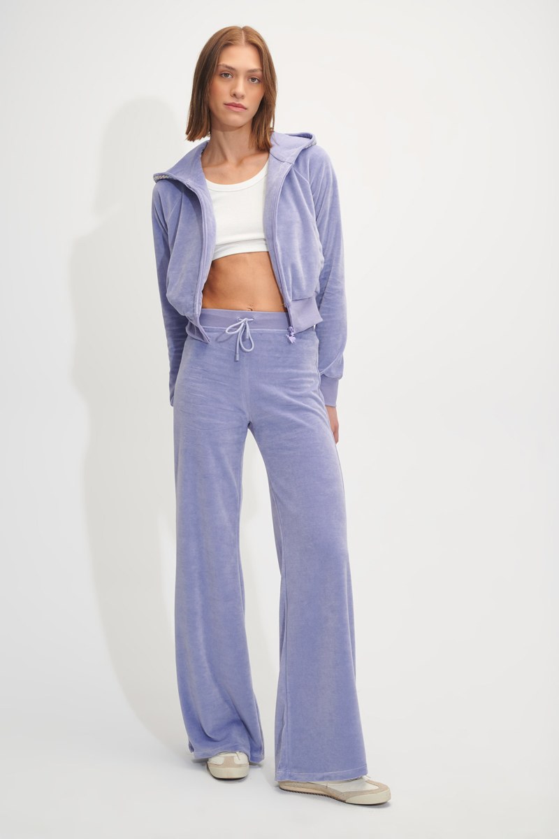 VELOUR JACKET WITH STRASS EMBELLISHMENT ON THE HOOD-24833180-800