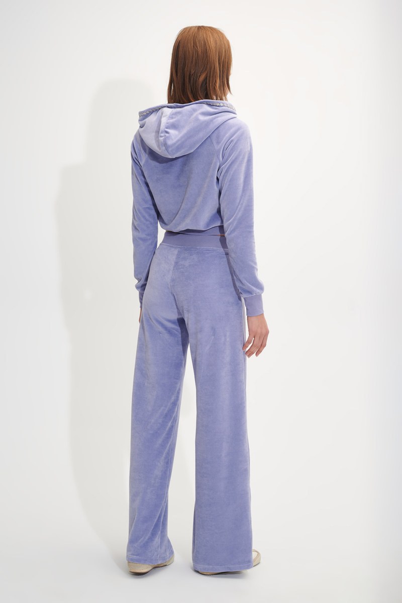 VELOUR JACKET WITH STRASS EMBELLISHMENT ON THE HOOD-24833180-800