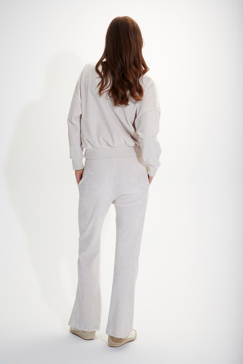 MONOCHROME VELOUR JACKET WITH COLLAR-24833200-108