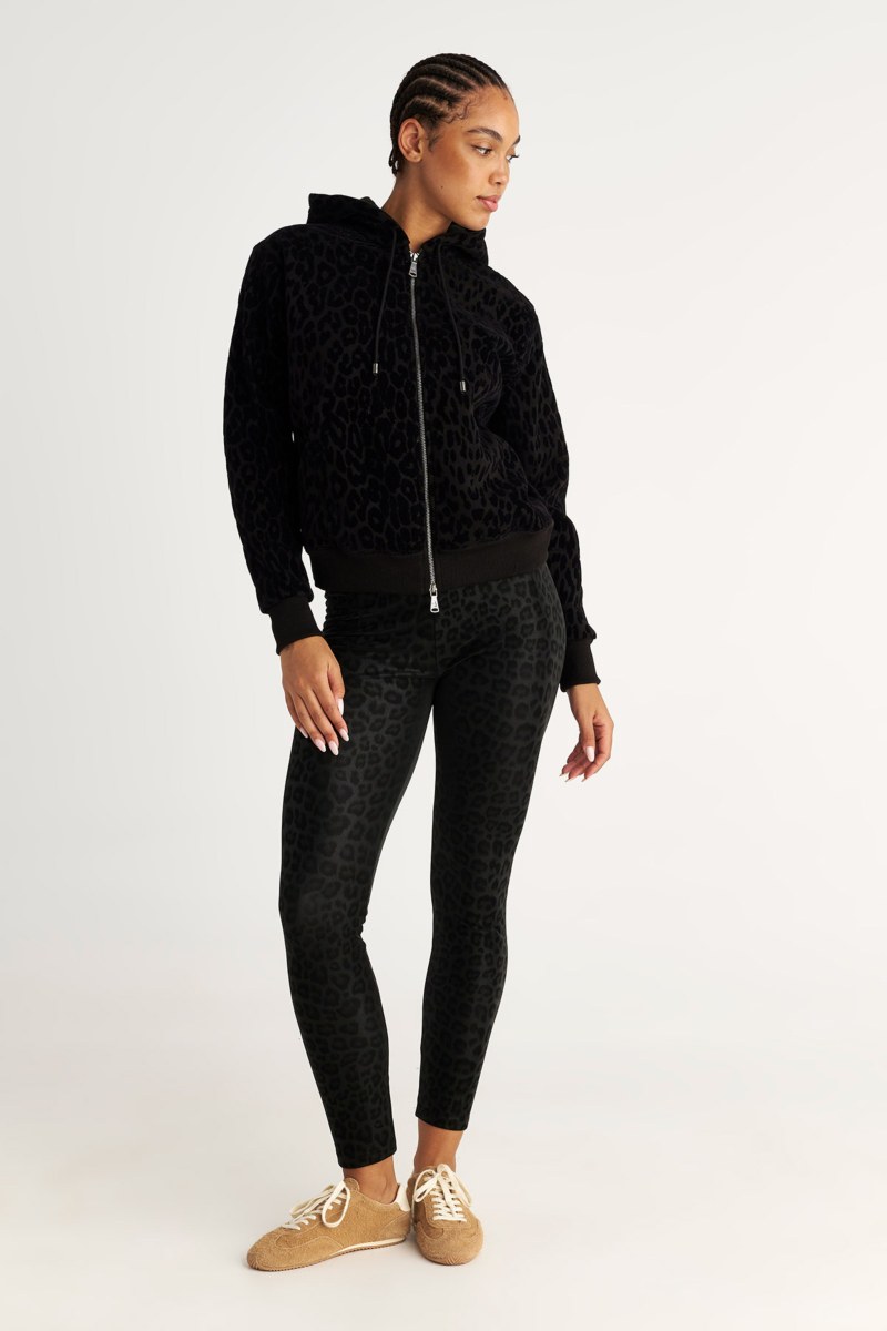 LEOPARD PRINTED OVERSIZED HOODIE COTTON JACKET-24833383-110