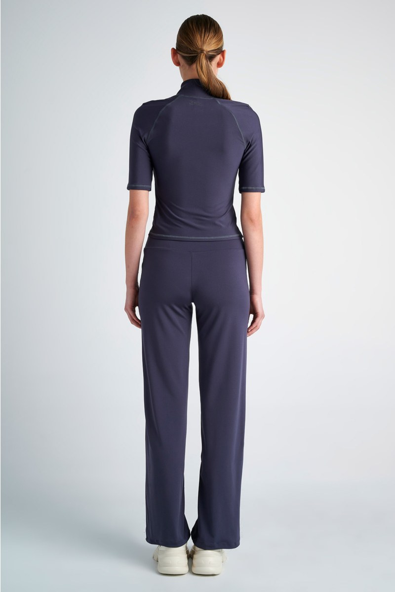 HIGH WAISTED SPORTS PANTS WITH OUTER SEAM-24841022-920
