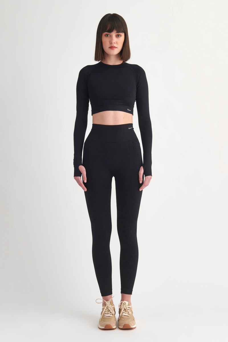SEAMLESS HIGH-WAISTED SPORTS LEGGINGS-24845062-110