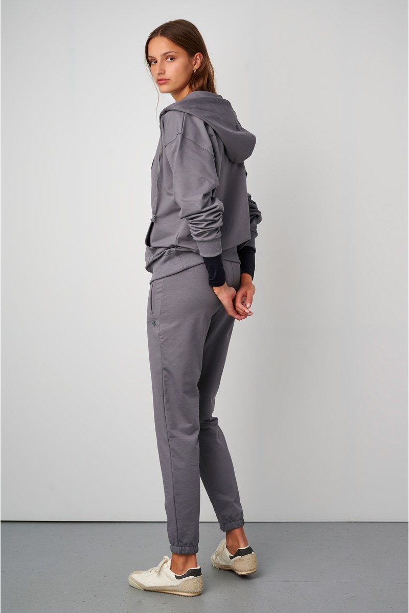 COTTON JOGGER PANTS WITH ZIPPED POCKETS-24861083-206