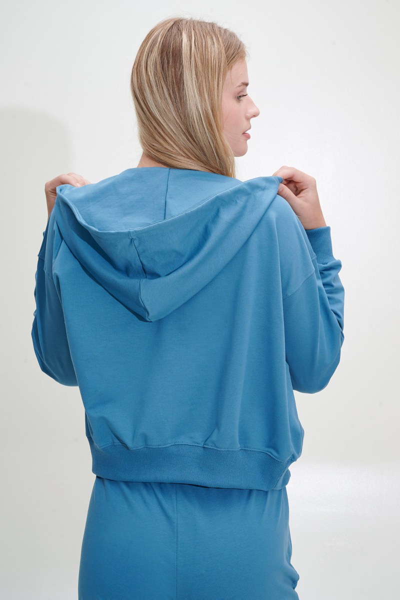 COTTON JACKET WITH ZIPPED POCKETS-24863081-936