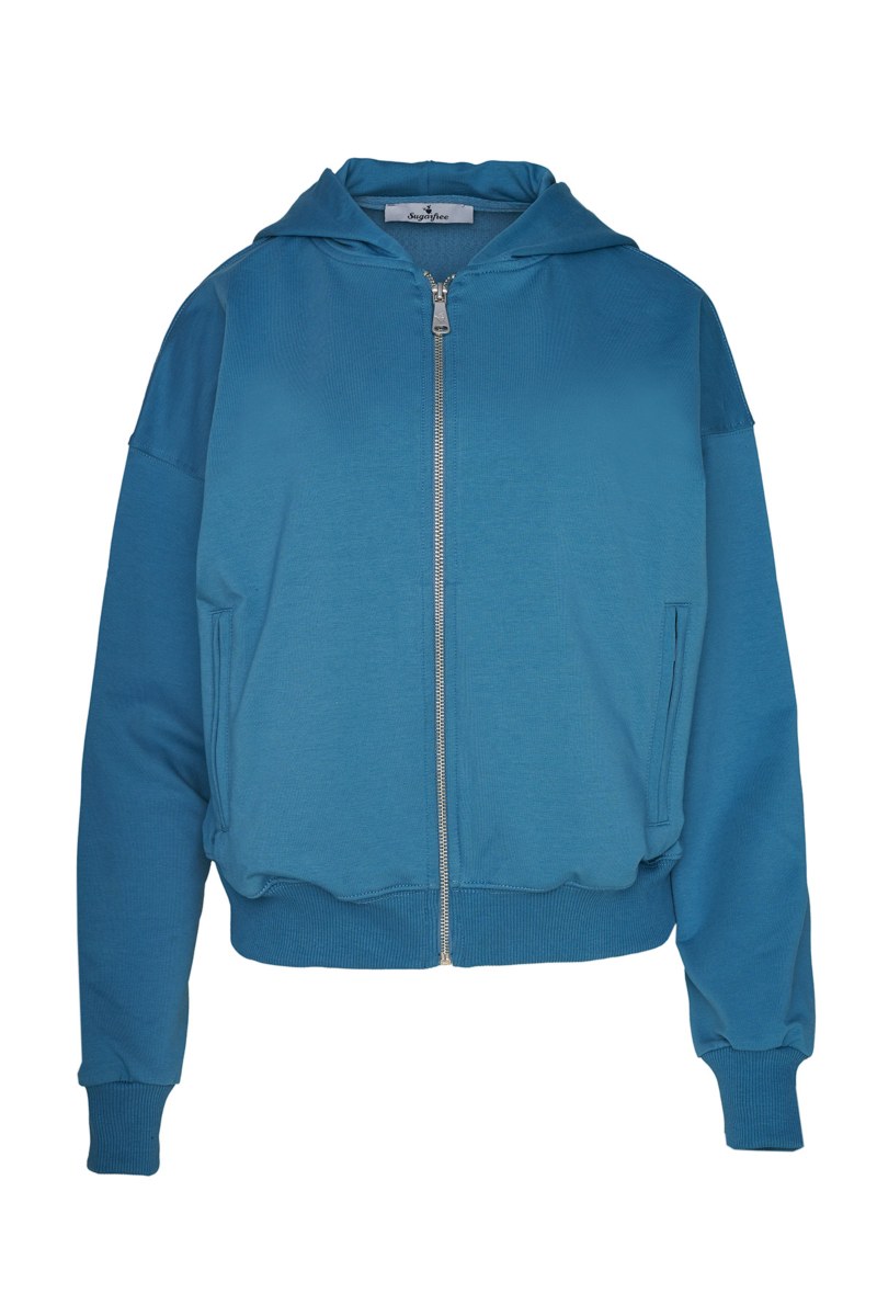 COTTON JACKET WITH ZIPPED POCKETS-24863081-936