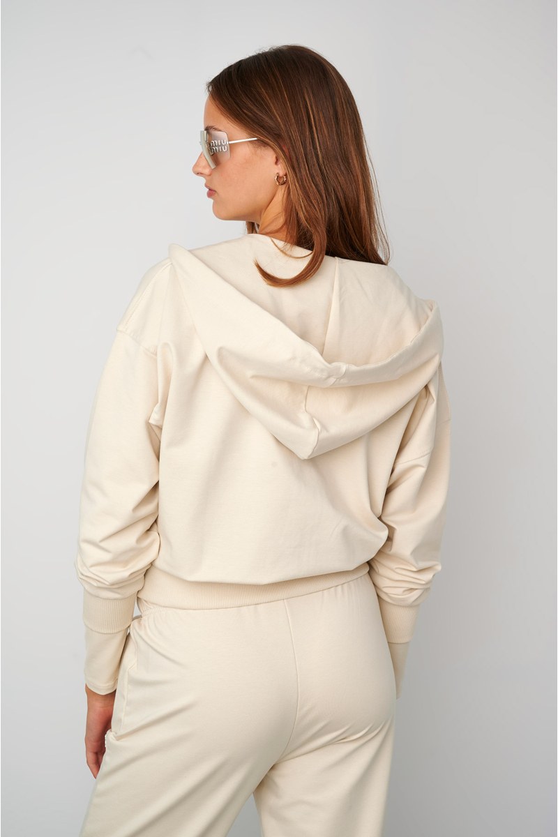 COTTON JACKET WITH ZIPPED POCKETS-24863082-103