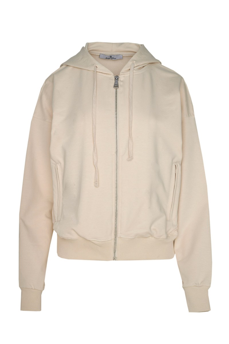 COTTON JACKET WITH ZIPPED POCKETS-24863082-103