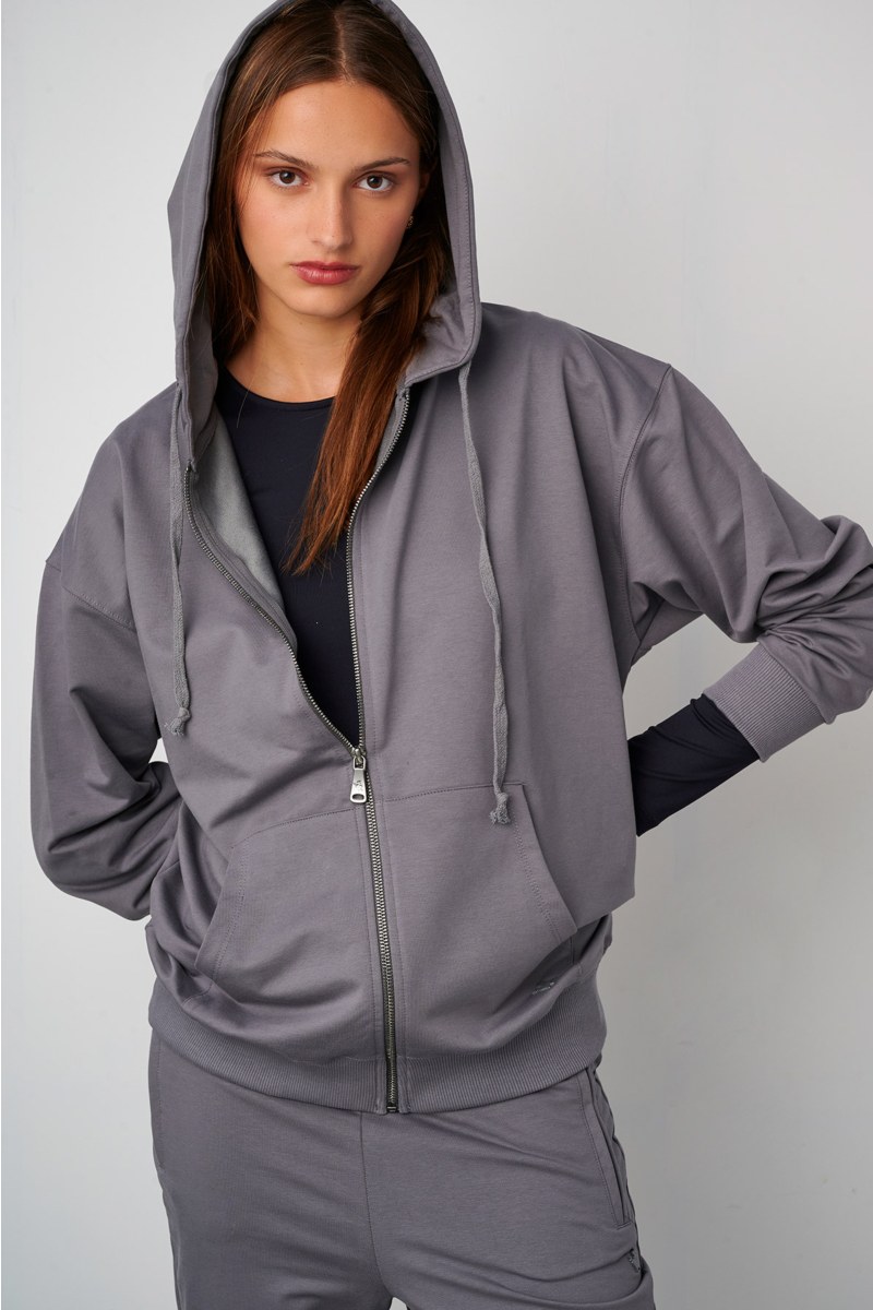 COTTON HOODED JACKET-24863083-206