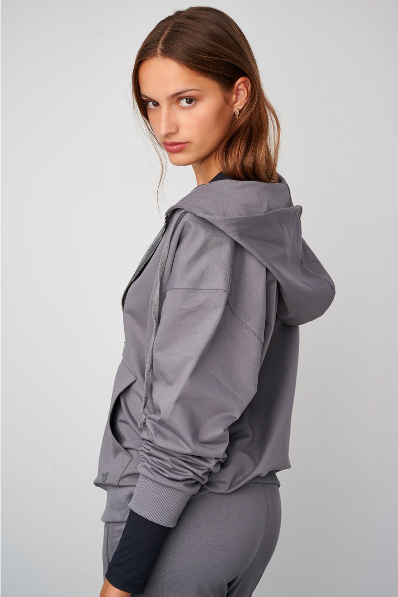 COTTON HOODED JACKET-24863083-206