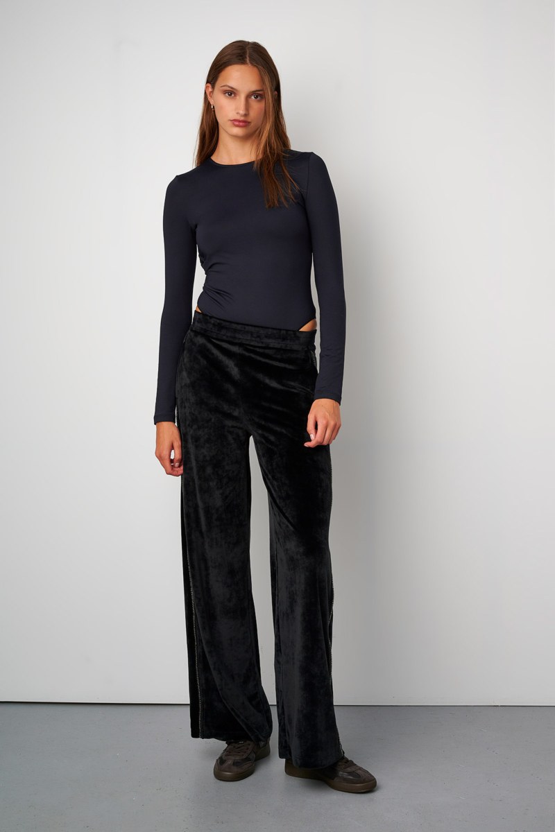 FITTED LONG SLEEVED BODYSUIT WITH OPEN BACK-24866225-110