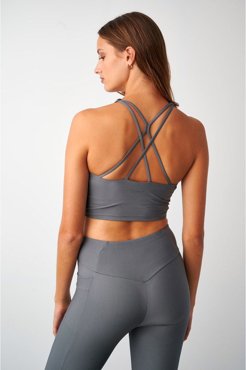 SPORTS CROP TOP WITH STRAPPY CROSSED BACK-24868097-206