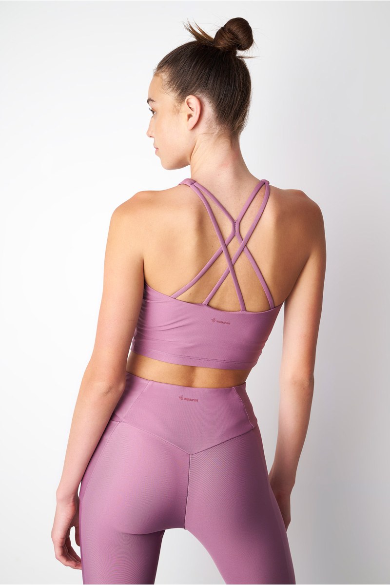 SPORTS CROP TOP WITH STRAPPY CROSSED BACK-24868097-845
