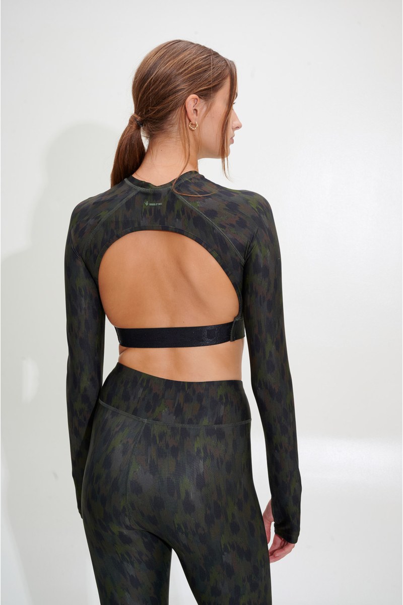 SPORTS CROP TOP WITH THUMB DETAILS-24868099-525