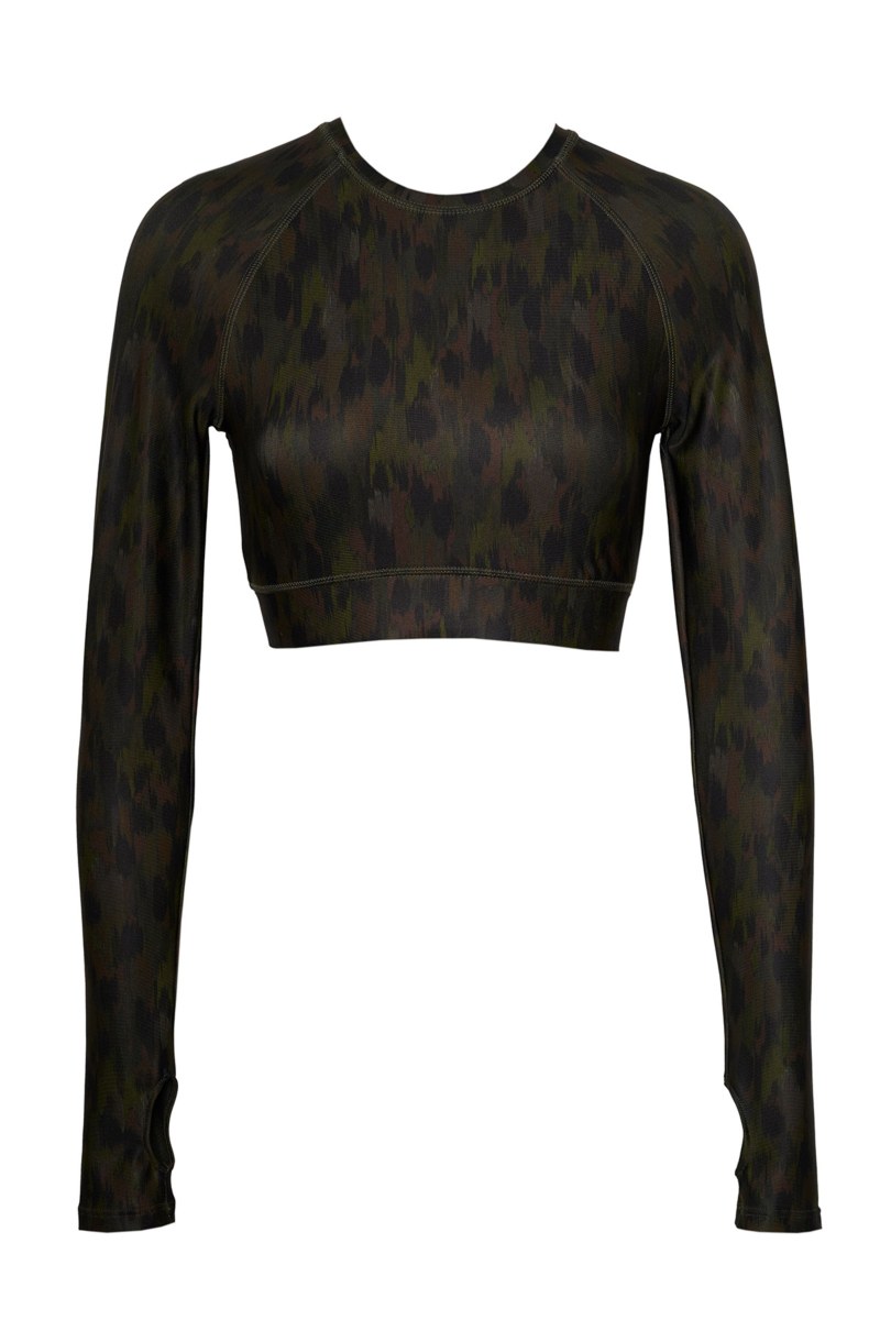 SPORTS CROP TOP WITH THUMB DETAILS-24868099-525