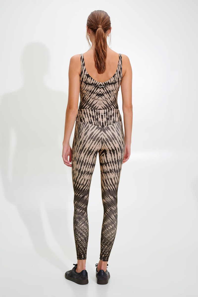 PRINTED SPORTS CROP TOP WITH INNER CUPS-24868106-103