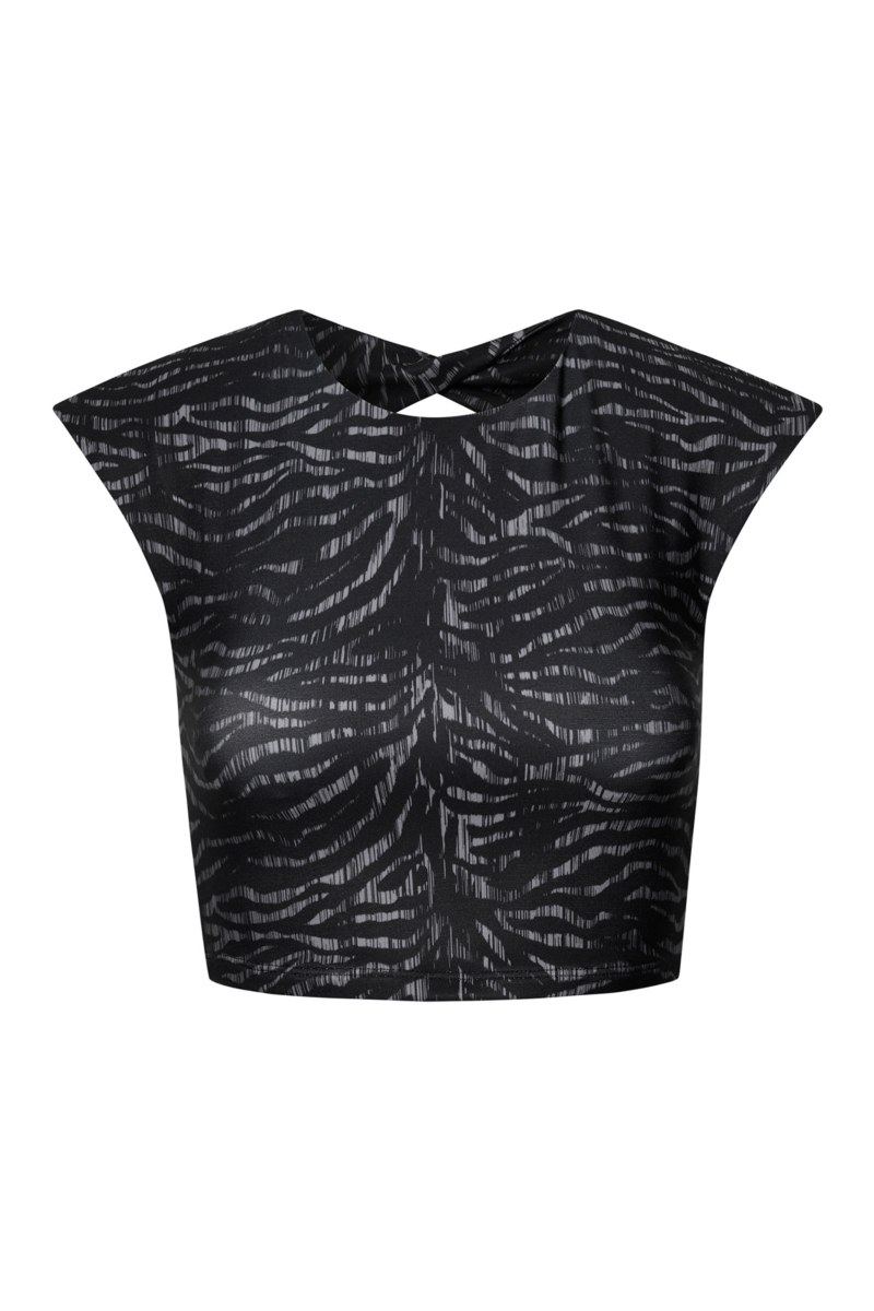 SLEEVELESS CROP TOP / SPORTS BRA WITH OPEN BACK-24868109-206